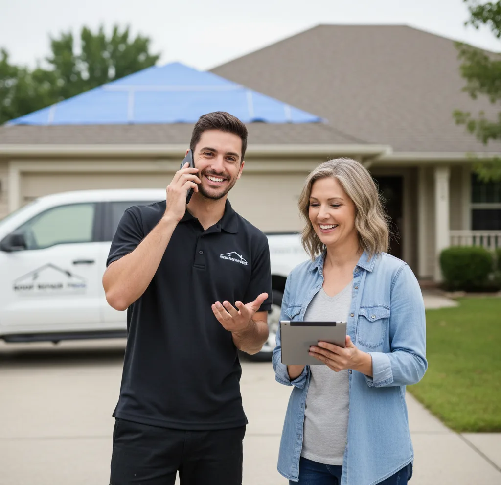 Modern Solutions Roof Repair customer support in Almo